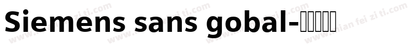 Siemens sans gobal字体转换